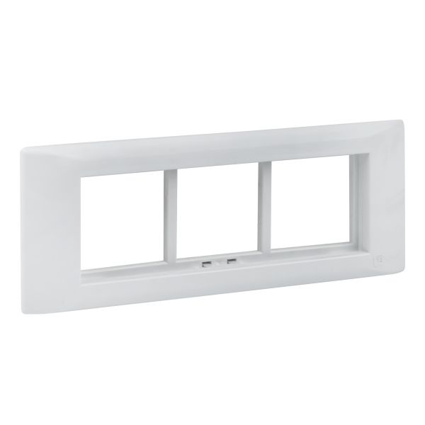 Рамка+суппорт 6 модулей (3 поста) для парапетного кабельного канала EKF C-Line