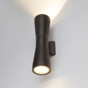 Светильник светодиодный уличный настенный Tube double черный 1502 TECHNO LED Elektrostandard a044301