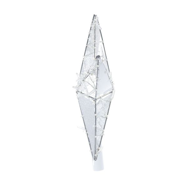 Светодиодная фигура Звезда 50 см, 80 светодиодов, с трубой и подвесом, цвет свечения белый NEON-NIGH - Фото 4
