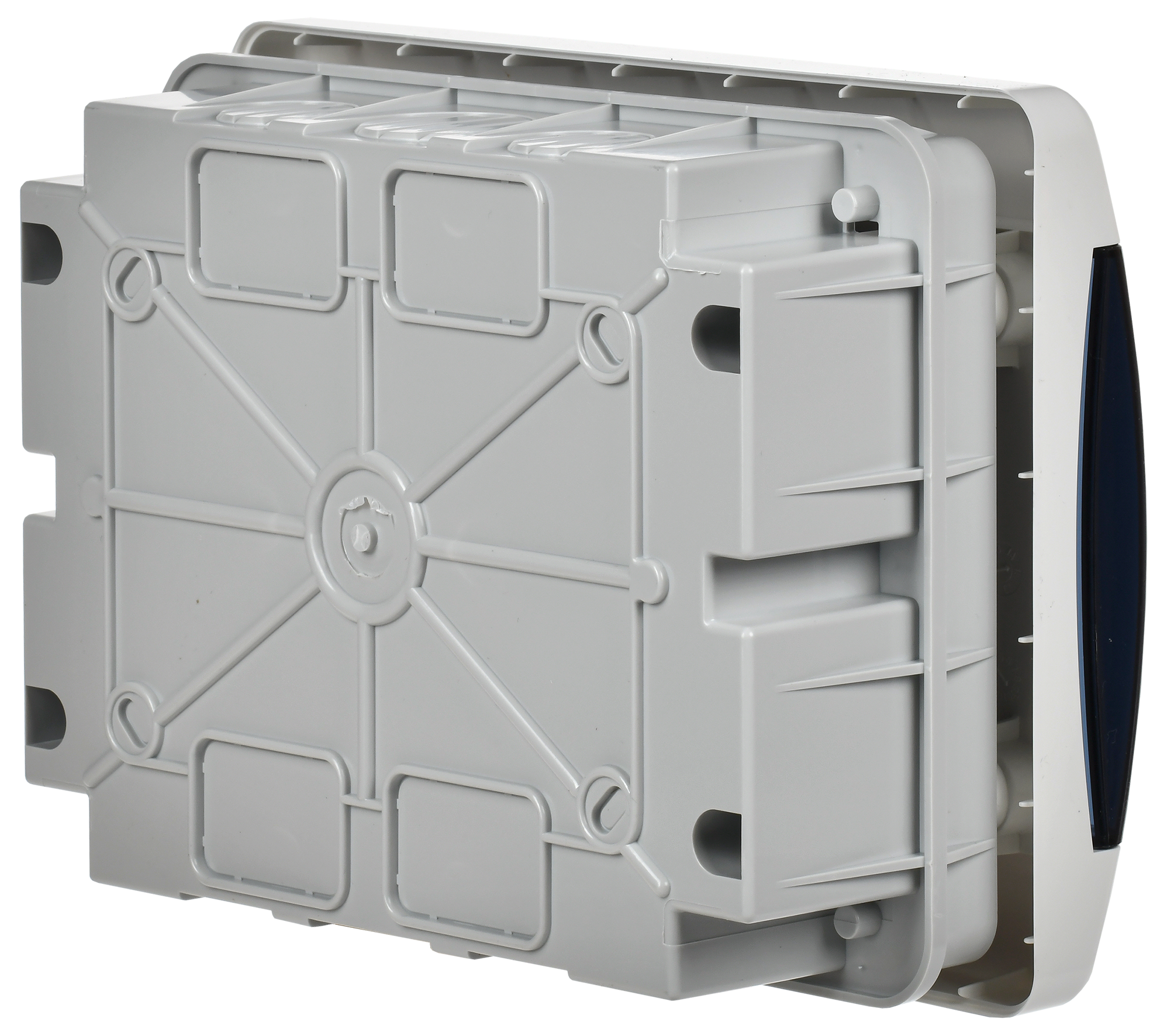 UNION Compact Корпус пластиковый ЩРВ-П-8 IP41 черная прозрачная дверь IEK - Фото 4