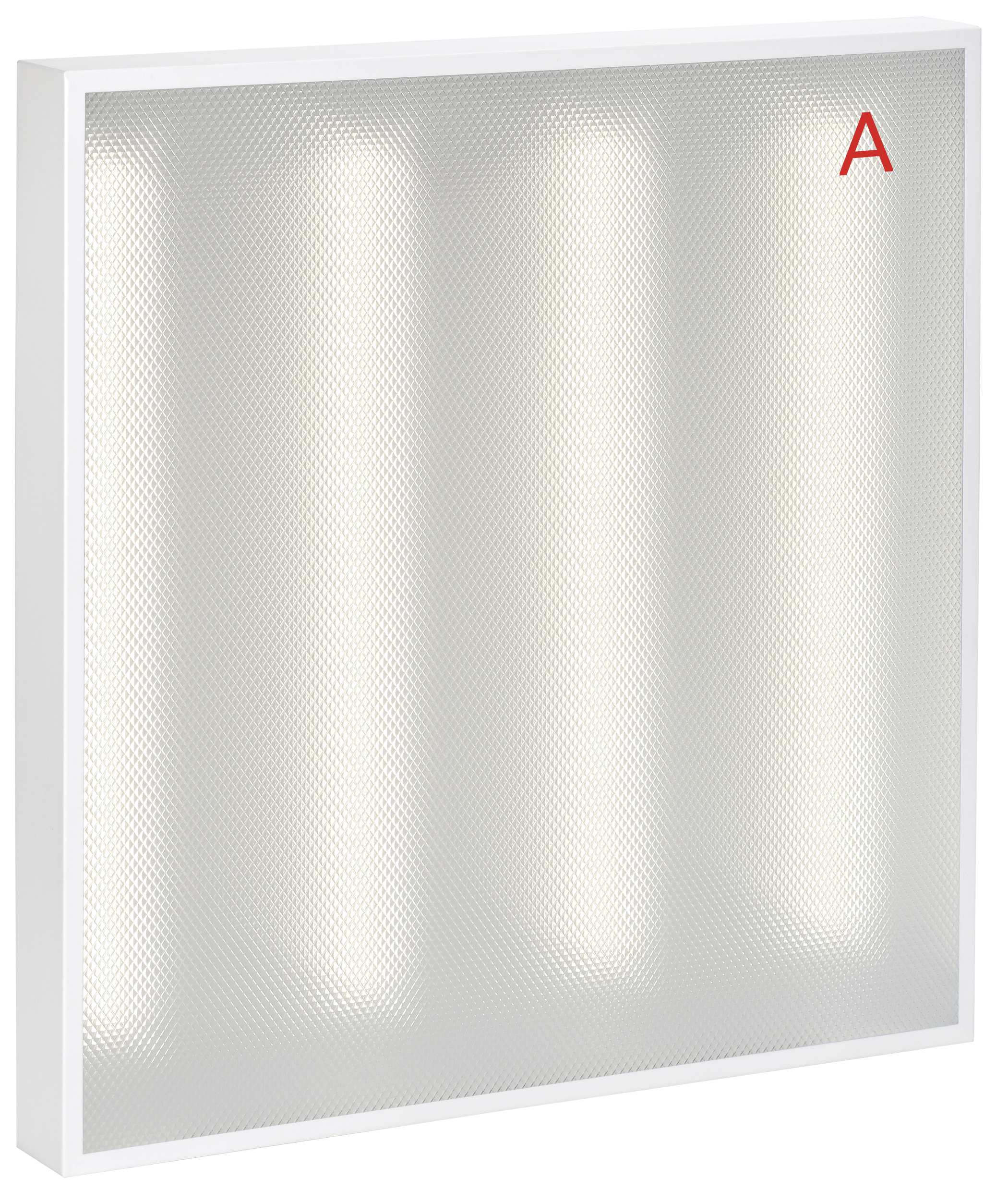 LIGHTING PRO Светильник светодиодный ДВО 2001A 40Вт 5000К IP40 588х588мм Грильято призма БАП 3ч IEK - Фото 3