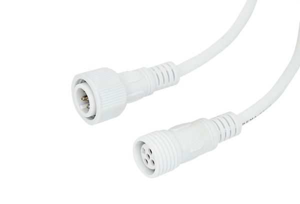 Соединительный кабель (5pin) герметичный (IP67) 5х0.5мм²  белый  REXANT - Фото 7