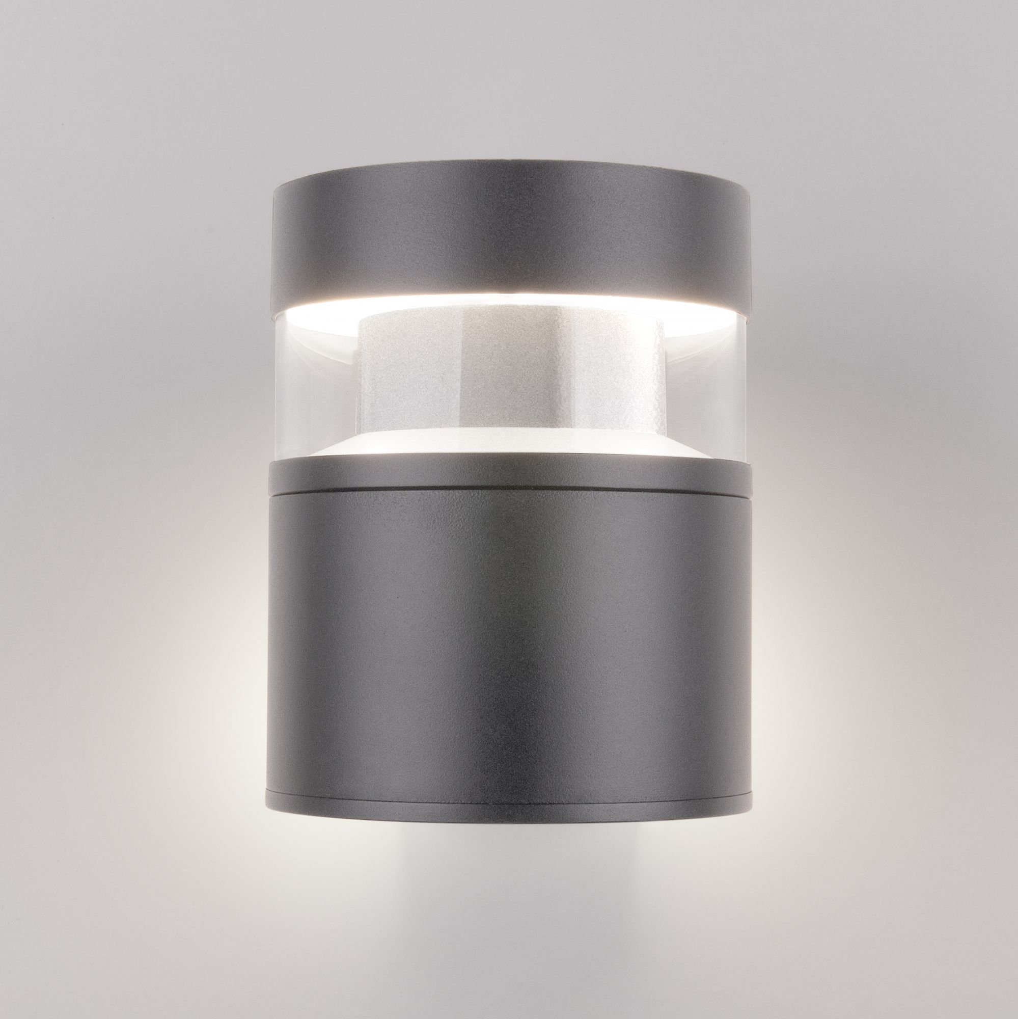Уличный настенный светодиодный светильник IP65 1530 TECHNO LED серый - Фото 3