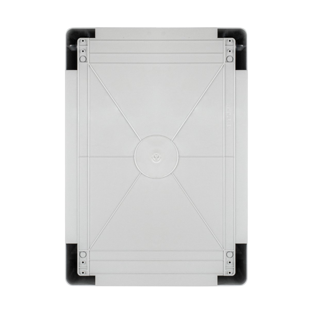 Корпус пластиковый КМПн-42 (3х14) 350х500х190 серая непрозрачная дверь IP65 DEKRON - Фото 6