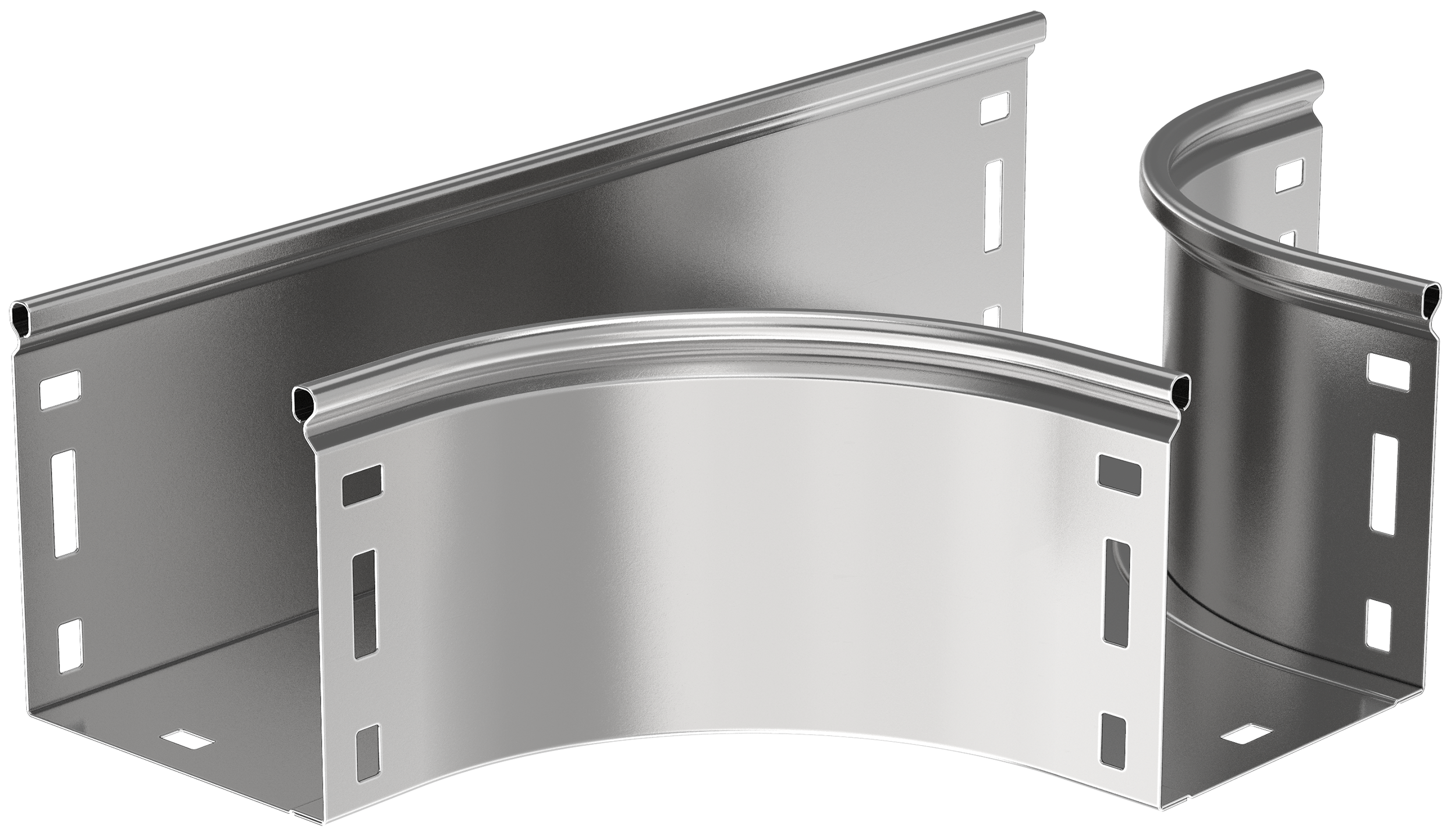 ESCA Разветвитель Т-образный плавный тип Г01 100х100мм IEK CRT01-0-100-100