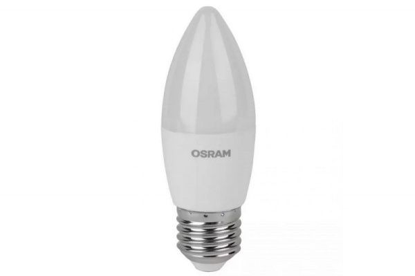 Лампа светодиодная "Свеча" 7Вт 560лм 6500К E27 OSRAM