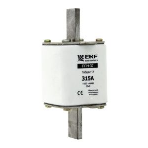 Плавкая вставка ППН-37 400/200А габарит 2 EKF fus-37/400/200