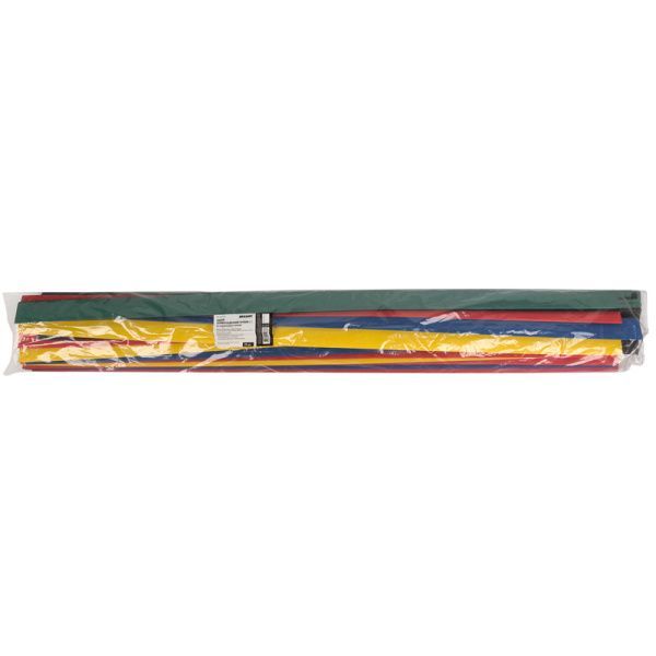 Набор термоусаживаемых трубок ТУТ нг 25,0/12,5мм, пять цветов, упаковка 25 шт. по 1м REXANT - Фото 3