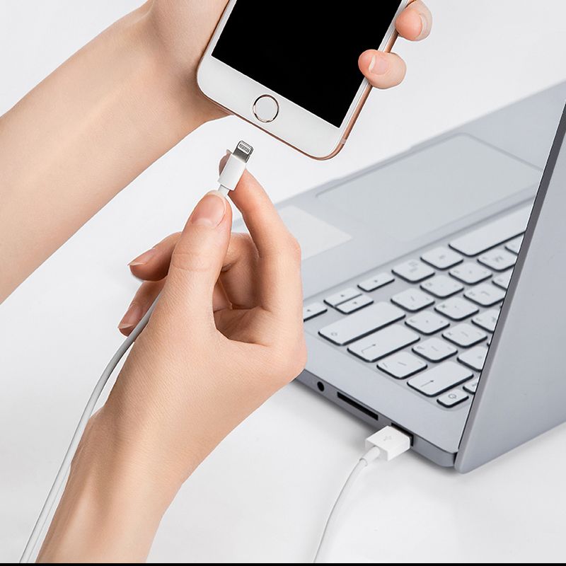 Кабель USB-A – Lightning для Apple, 2,4А, 1м, ПВХ, белый  REXANT - Фото 4