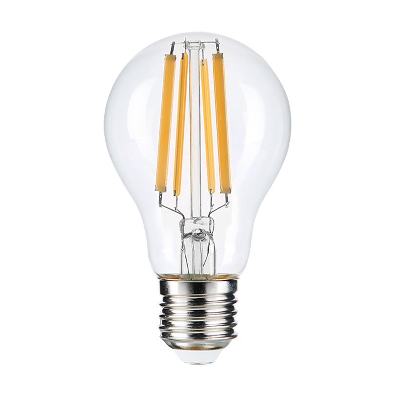 Светодиодная лампа WOLTA Filament, AC 220-240В, 50/60 Гц, прозрачное стекло,  "Груша",  A60, E27, 20 Вт, 1800 лм, 3000 К, 1/10/100