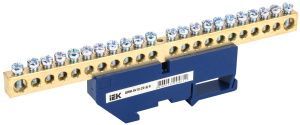 Шина N "ноль" на DIN-изол ШНИ-8х12-22-Д-С IEK YNN10-812-22D-K07