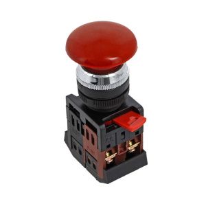Кнопка AEA-22 красная NO+NC Грибок EKF pbn-aea-r