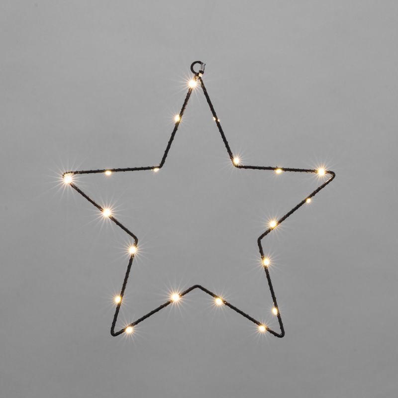 Светодиодная подвесная фигура Звезда на металлическом каркасе, цвет теплый белый NEON-NIGHT 501-057