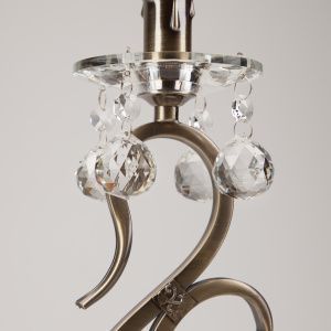 Классическая настольная лампа 12505/1T античная бронза Eurosvet - Фото 2