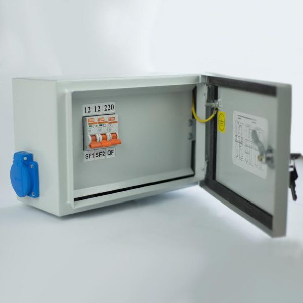 Ящик с понижающим трансформатором ЯТП 0.25 220/12В (2 авт. выкл.) IP54 DEKRON