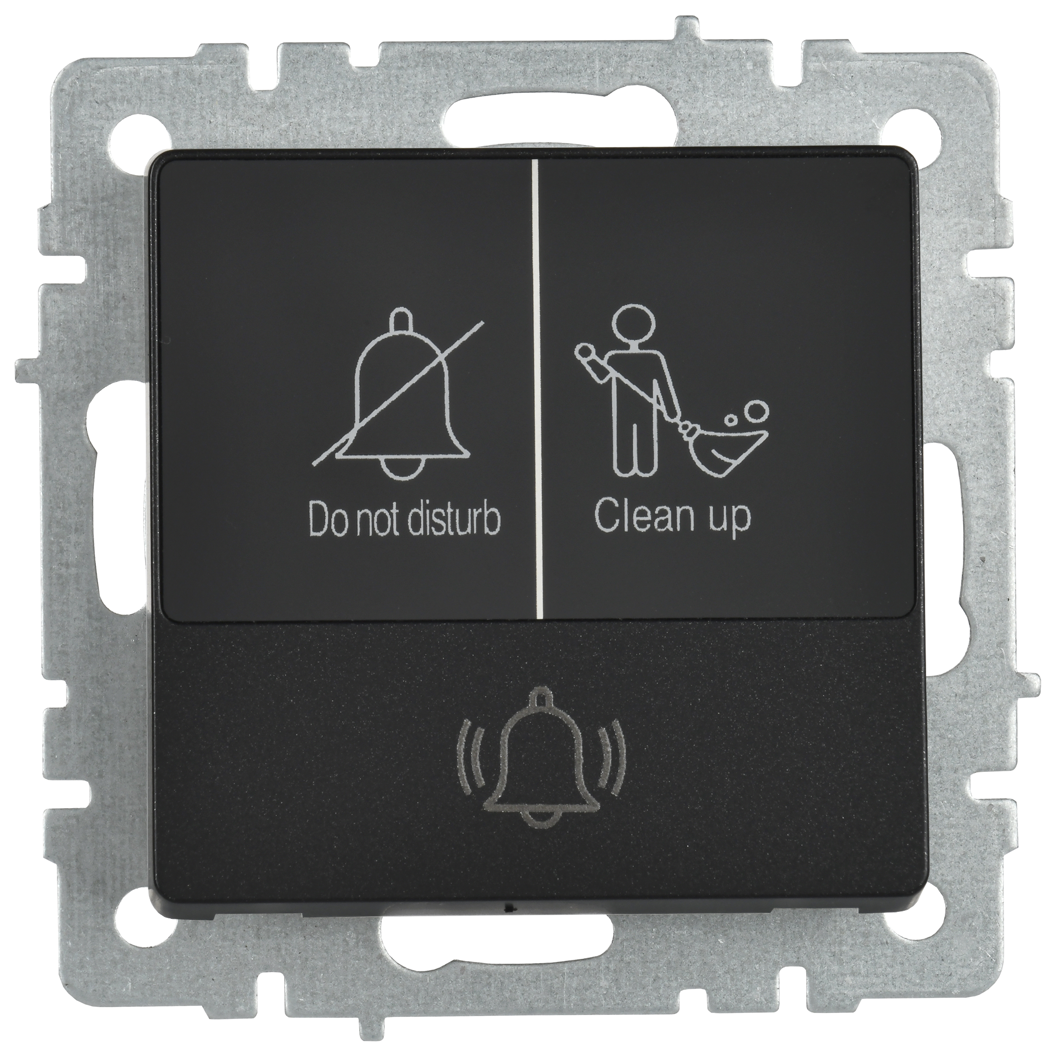 BRITE Кнопка звонка с индикацией для отелей 10А ВС10-1-9-БрЧ черный IEK - Фото 8