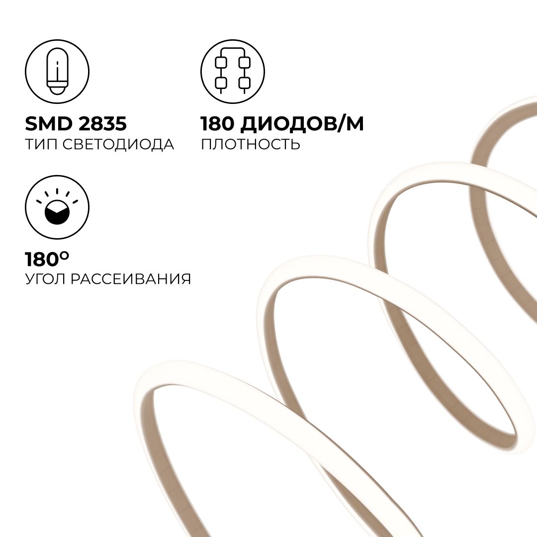 LSE-298 Светодиодная лента для бани и сауны ЭКО 5м, 24В, 14.4Вт/м, smd2835, IP68, 1200лм/м, 4000К. - Фото 8