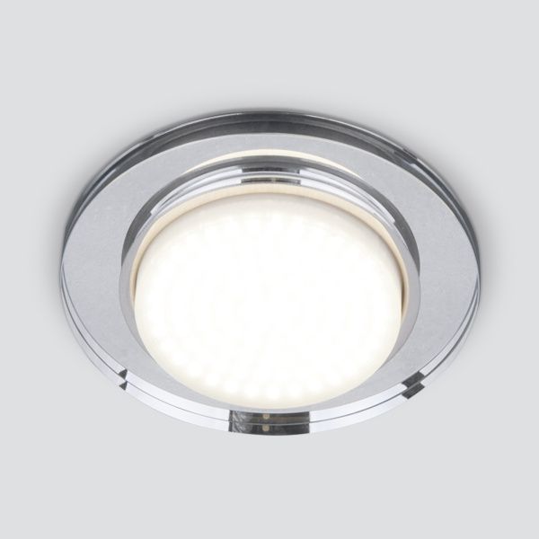 Светильник точечный 8061 GX53 SL  зеркальный/серебро Elektrostandard
