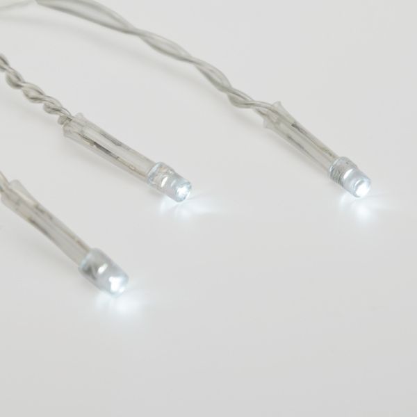 Гирлянда Твинкл-Лайт 10 м, прозрачный ПВХ, 80 LED, белое свечение NEON-NIGHT - Фото 7
