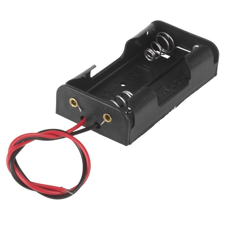 Отсек батарейный BH321, 2xAA (с проводами), 5 штук 16-0822-9