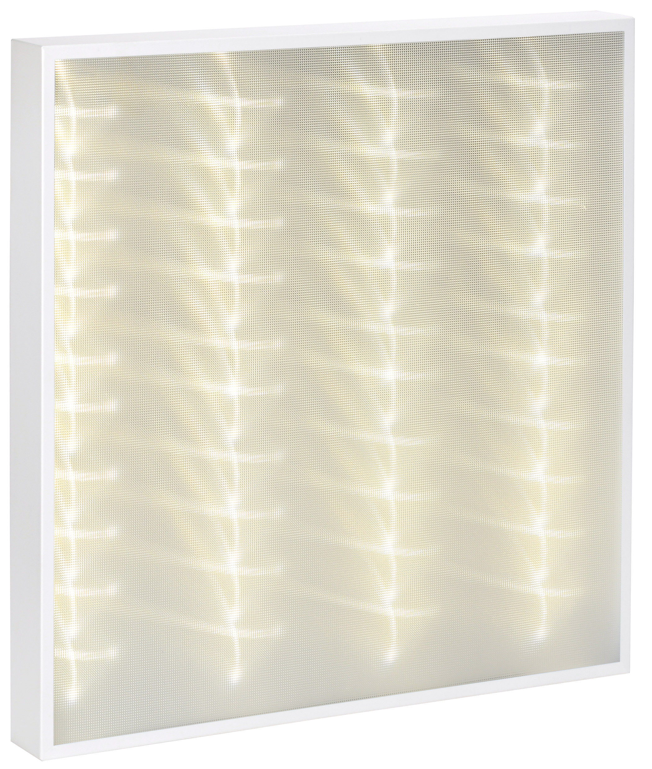 LIGHTING PRO Светильник светодиодный ДВО 2001 40Вт 3000К IP40 588х588мм Грильято микропризма IEK - Фото 4