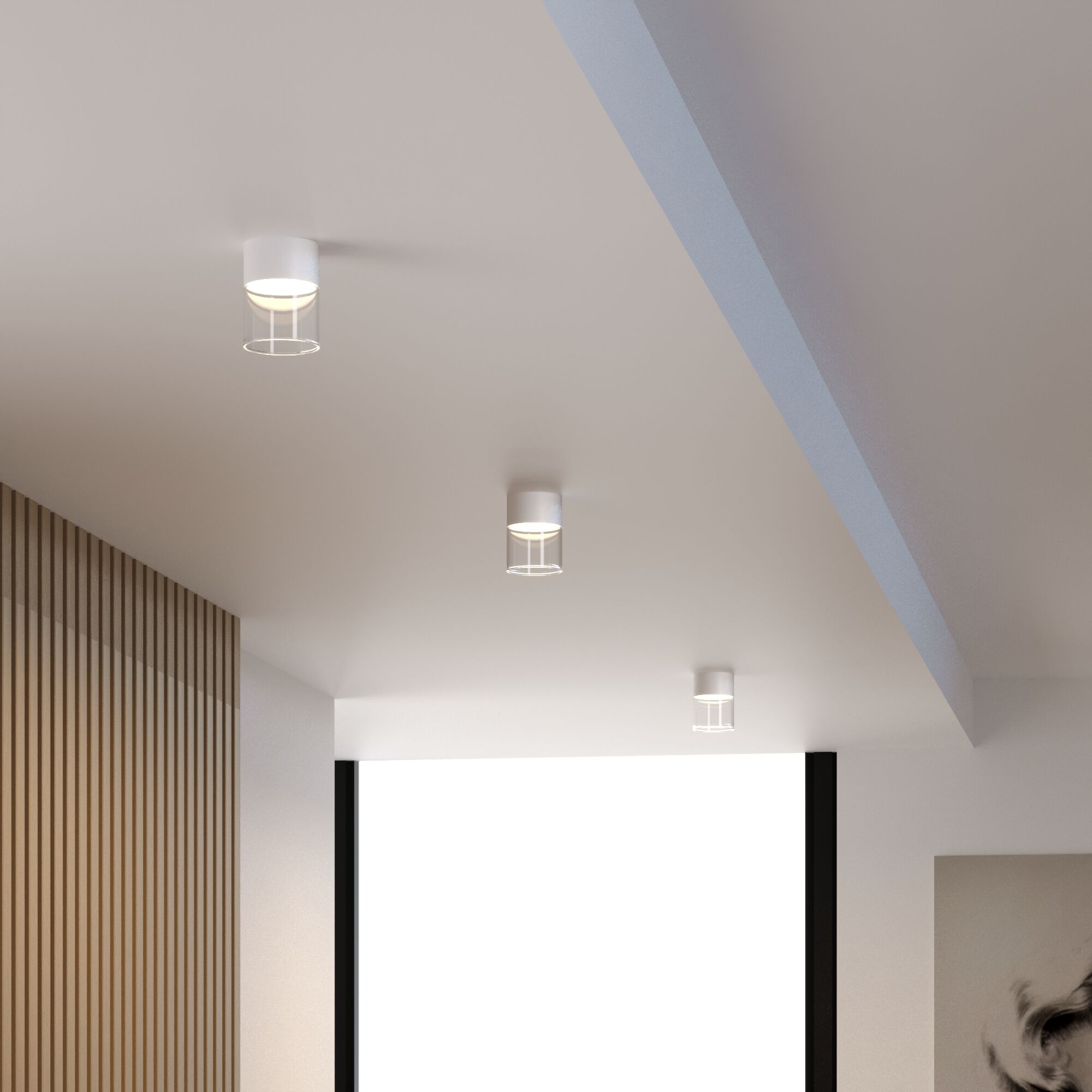 Светильник потолочный светодиодный 10W 4000К белый/прозрачный 25047/LED Elektrostandard - Фото 3