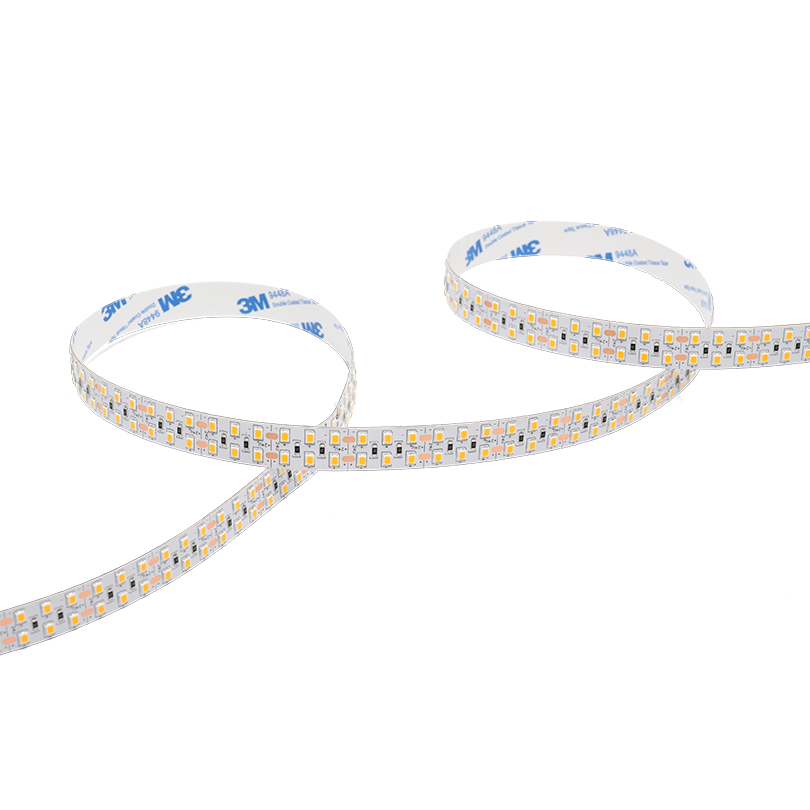 Светодиодная лента WOLTA WLS2835-24W/3000/24H240-02 двухрядная SMD2835 24Вт 3000K 24В IP20 3200лм/м 240led/м 15мм