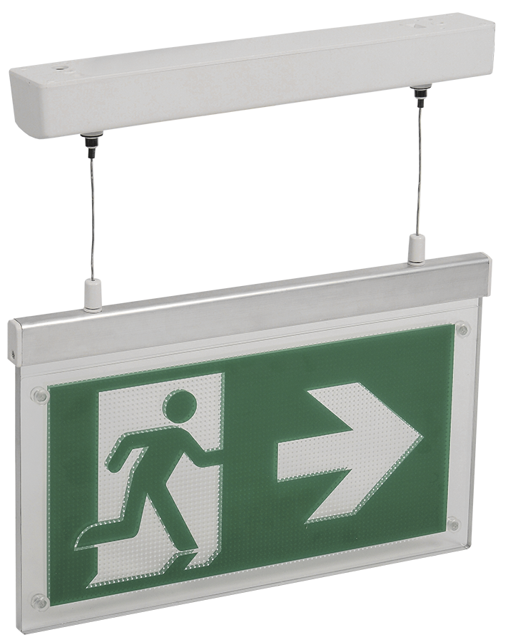 LIGHTING Светильник эвакуационный ССА3002 подвесной двусторонний сменный знак 3ч 3Вт IEK LSSA0-3002-3-20-K03