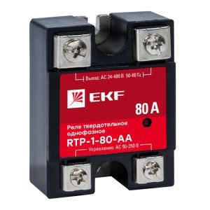Реле твердотельное однофазное RTP-80-AA EKF rtp-1-80-aa