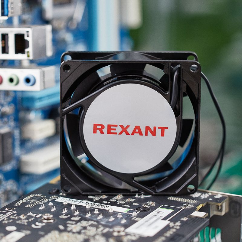 Вентилятор RX 8025HS, AC 220В REXANT - Фото 2