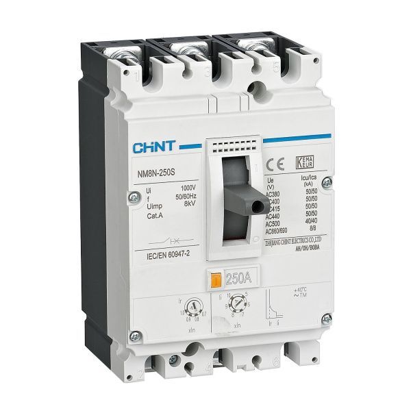 Авт. выкл. NM8N-250S TM 3P 125А 50кА с рег. термомаг. расцепителем (R)