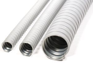 Металлорукав в ПВХ изоляции МРПИ НГ  15  (50 м/уп.) серый ГОФРОМАТИК (ЗЭТАРУС) zeta41911