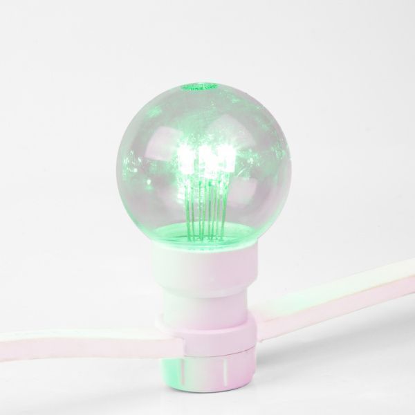 Набор Белт-Лайт 10 м, белый каучук, 30 ламп, цвет Зеленый, IP65, соединяется - Фото 6