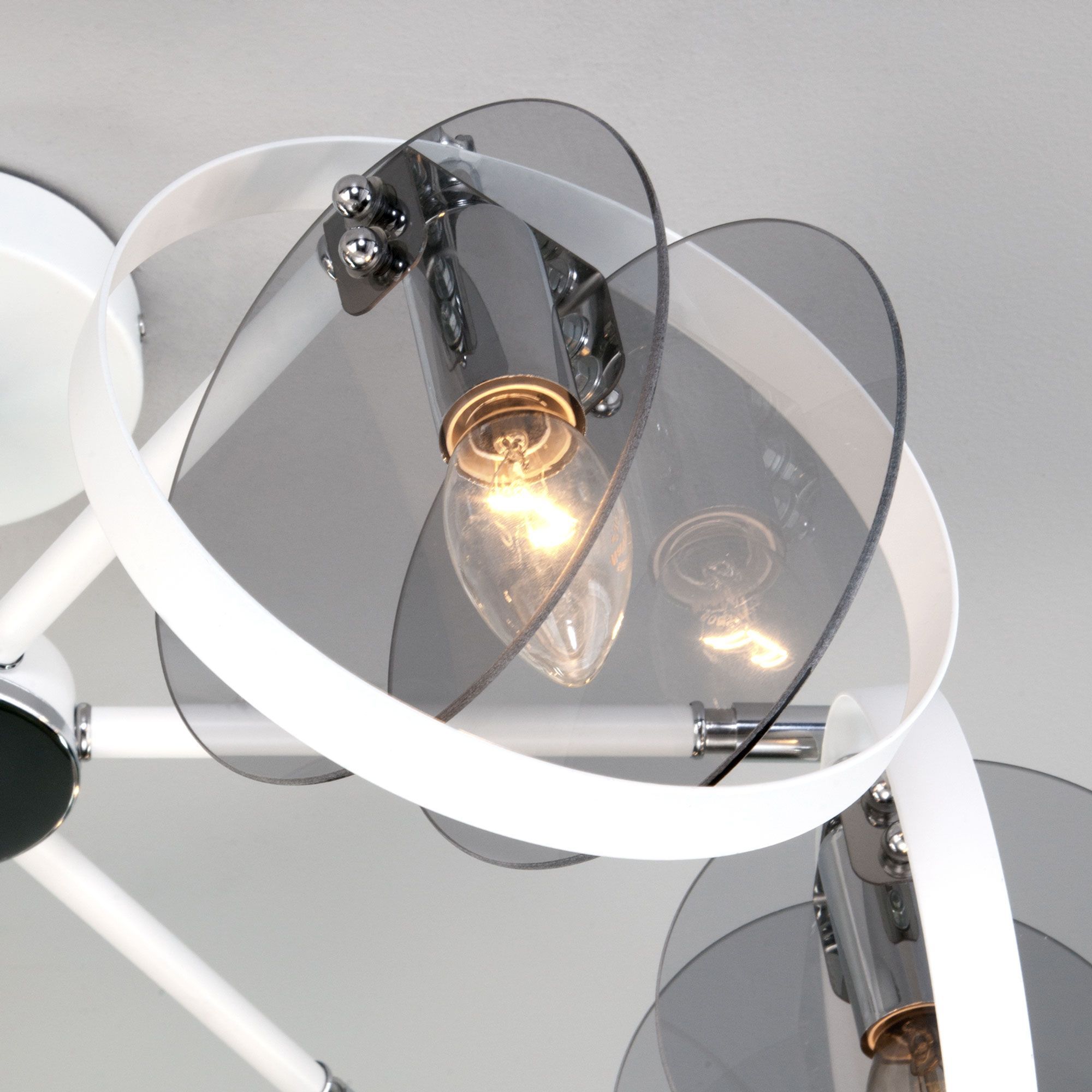 Потолочный светильник в стиле лофт 70121/6 белый  Eurosvet - Фото 8