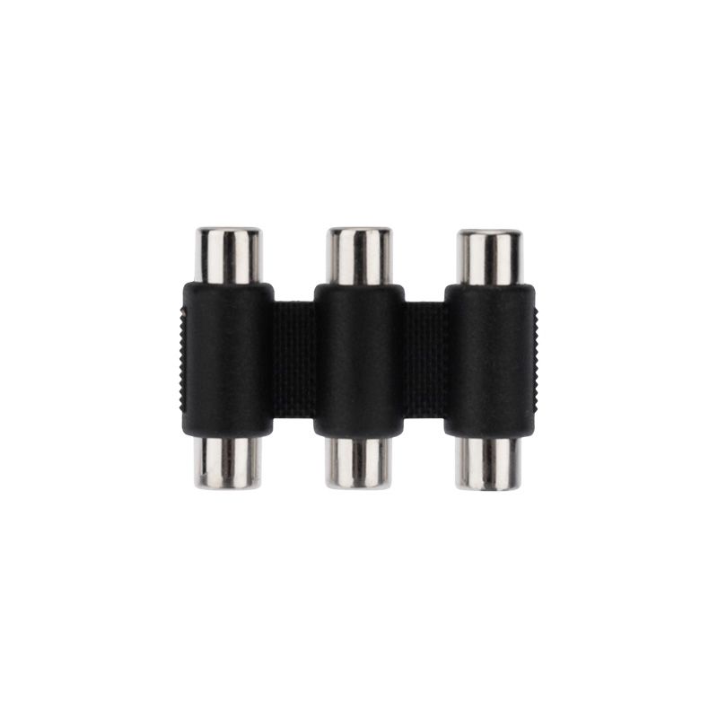 Переходник 3 гнезда RCA - 3 гнезда RCA REXANT - Фото 2