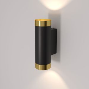 Светильник настенный Poli MRL 1016 черный/золото Elektrostandard a058982
