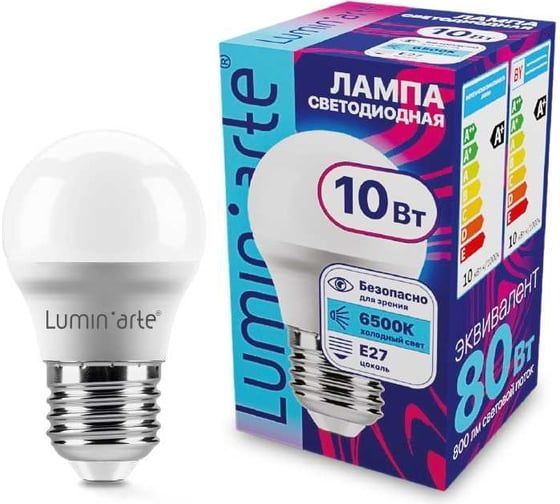 Светодиодная лампа Luminarte LSTD-G45-10W6KE27 10Вт 6500K E27 LSTD-G45-10W6KE27