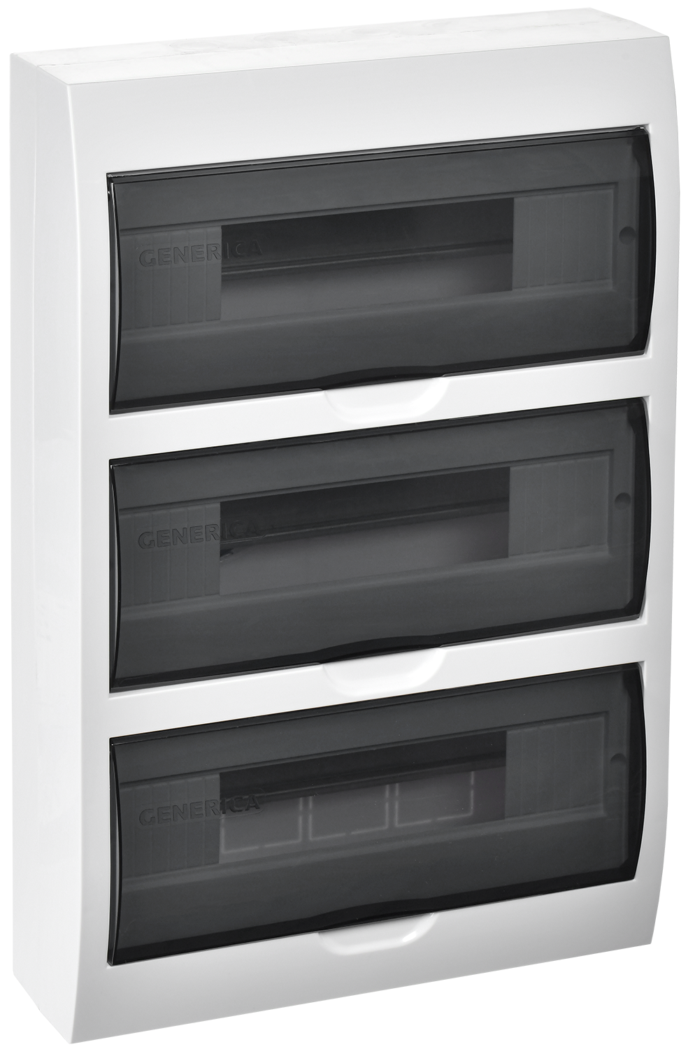 Корпус пластиковый ЩРН-П-36 черная прозрачная дверь IP41 GENERICA MKP12-N-36-41-G