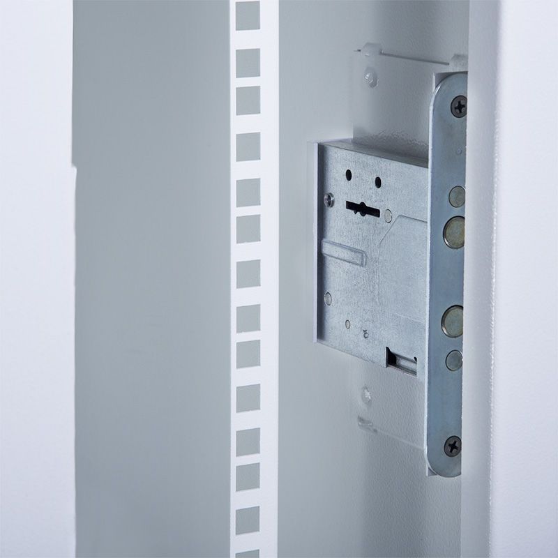 Шкаф настенный 19" АНТИВАНДАЛЬНЫЙ пенал 9U 600×400×470мм, (ШxГxВ) RAL 7035 REXANT - Фото 3
