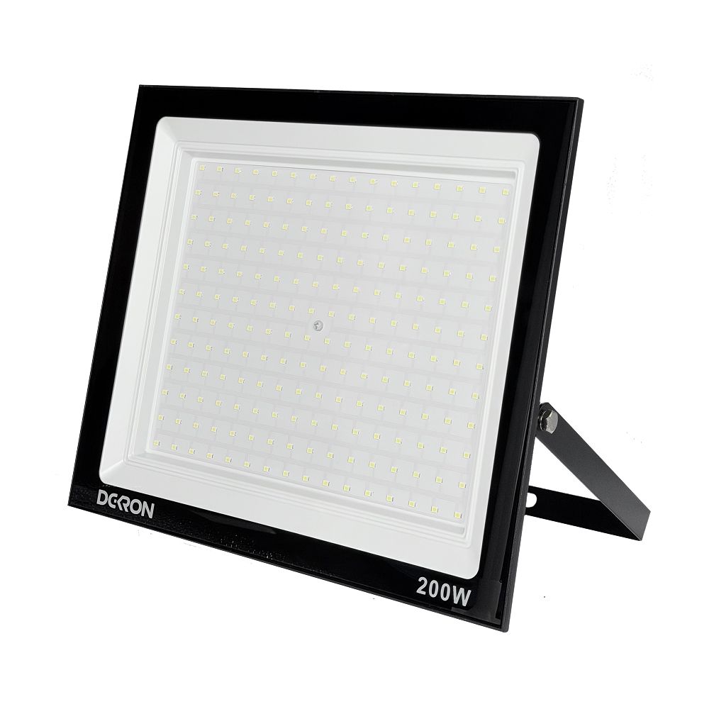Прожектор светодиодный 200Вт, 16000лм, 6500K, черный, IP65 DEKRON AN1271-0231