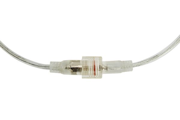 Соединительный кабель (2pin) герметичный (IP67) 2х0.35мм²  прозрачный  REXANT - Фото 6