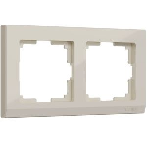 Рамка на 2 поста Stark (слоновая кость) Werkel W0021803