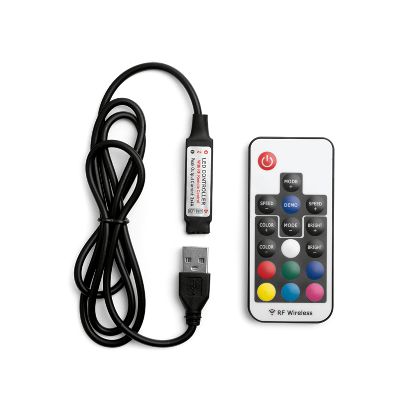 Контроллер WOLTA Decor  WLC-CP/02 USB с пультом мини 5-12В 1/300