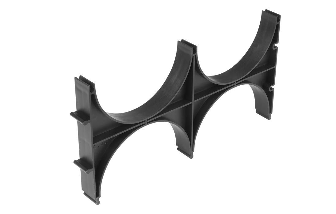 Кластер двойной, двухсторонний для двустенных труб d90 мм Промрукав