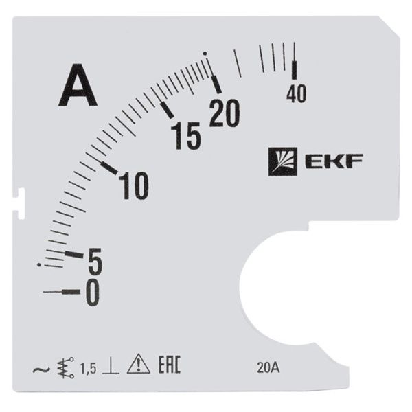 Шкала сменная для A961 20/5А-1,5 EKF