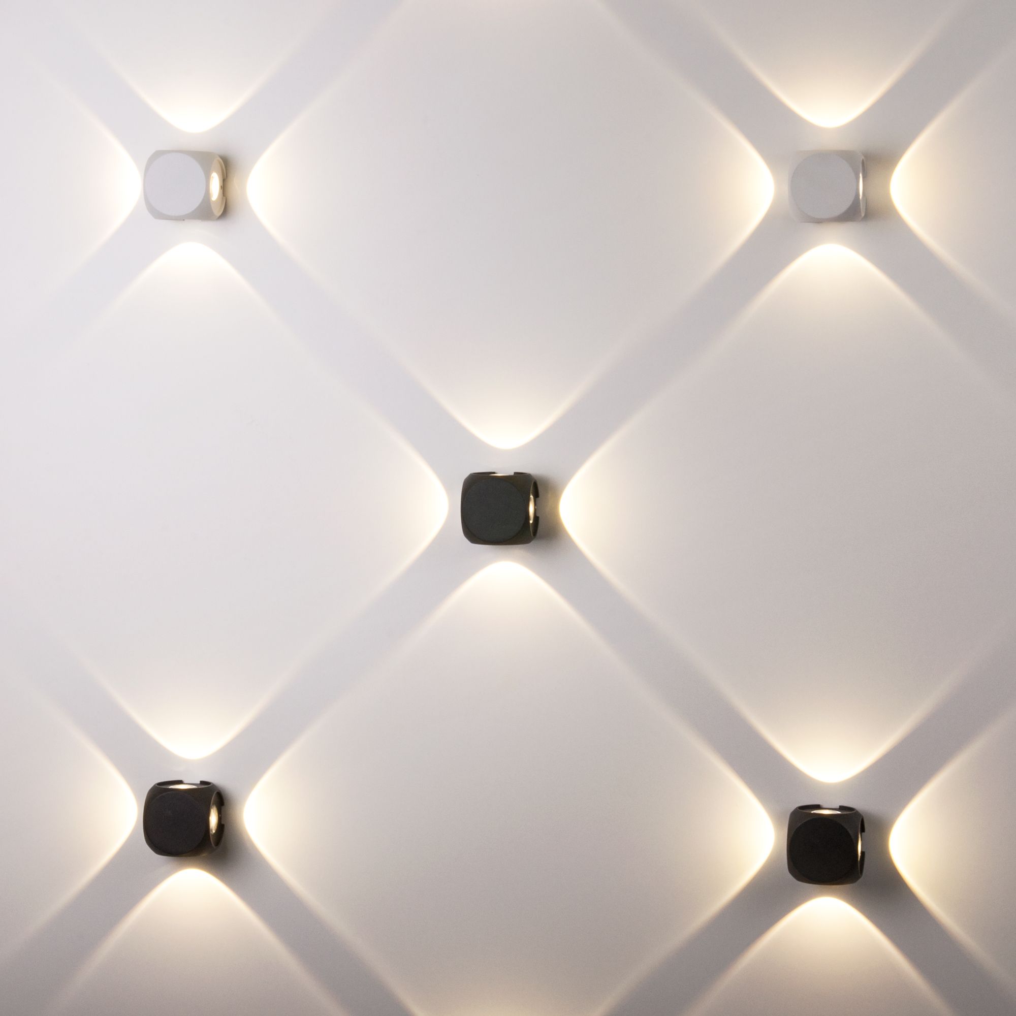 Светильник светодиодный уличный настенный CUBE 1504 TECHNO LED белый Elektrostandard - Фото 4