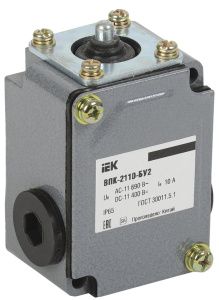 Выключатель концевой ВПК-2110-БУ2 толкатель IP65 IEK