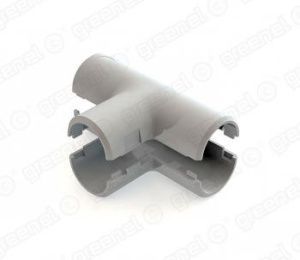 Тройник разъемный для труб D20мм (10/240шт) GE50171