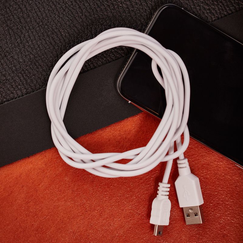 Кабель USB-A – mini USB, 1А, 1,8м, ПВХ, белый REXANT - Фото 2