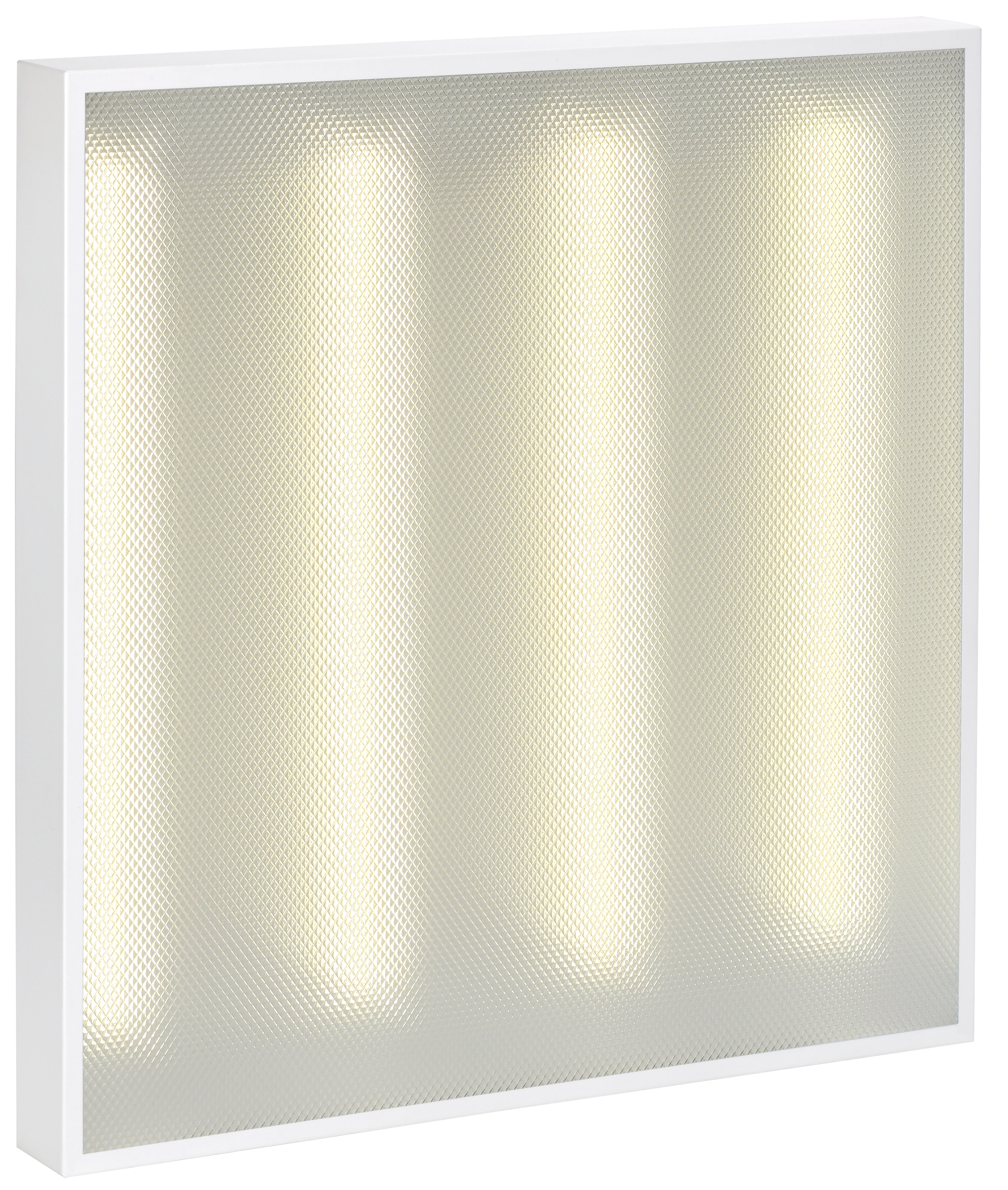 LIGHTING PRO Светильник светодиодный ДВО 2001 45Вт 3000К IP40 588х588мм Грильято призма IEK - Фото 7